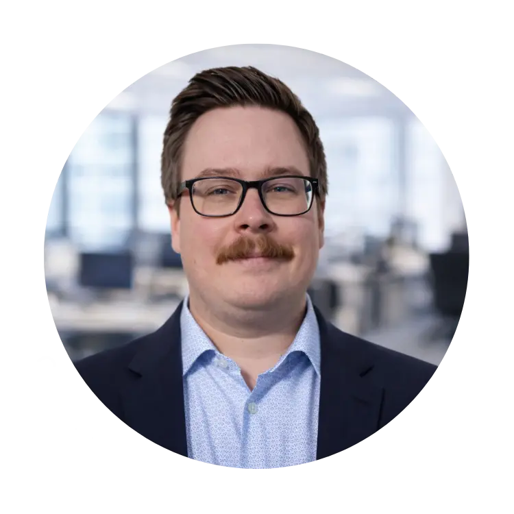 Rundes Portraitfoto von Oliver Aldrian, Teamleitung Softwareentwicklung bei DIAWA