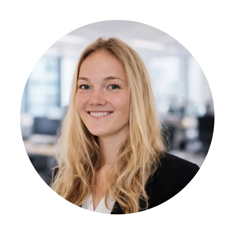 Rundes Portraitfoto von Paula Wawrina, Marketing bei DIAWA